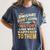 Back To School Dinosaur Social Studies Teacher Student Women's Comfort Colors T-Shirt Denim