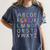 Back To School Kindergarten Alphabet ABC Teacher Women Kids Women's Comfort Colors T-Shirt Denim Back To School Kindergarten Alphabet ABC Teacher Women Kids Women's Comfort Colors T-Shirt Denim