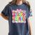 Back To School Kindergarten Preppy Teacher Girl Women's Comfort Colors T-Shirt Denim Back To School Kindergarten Preppy Teacher Girl Women's Comfort Colors T-Shirt Denim