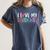 Back To School I Love My Students Teachers Women Boys Girls Women's Comfort Colors T-Shirt Denim
