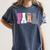 Back To School Teacher Para Preppy Checkered Para Life Women's Comfort Colors T-Shirt Denim