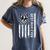 Best Boston Terrier Dog Mom Ever USA Flag For Men Women Kids Women's Comfort Colors T-Shirt Denim