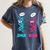 Biology Teacher DNA RNA Student Science Biologist Men Women Women's Comfort Colors T-Shirt Denim