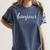 Bonjour T Shirt French Language Saying Teacher Student Men Women Girls Kids Women's Comfort Colors T-Shirt Denim