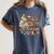 Book Tree All Is Calm Said No Teacher Ever Christmas Women's Comfort Colors T-Shirt Denim Book Tree All Is Calm Said No Teacher Ever Christmas Women's Comfort Colors T-Shirt Denim