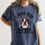 Bostie Mama Dog Dad Boston Terrier For Men Women Women's Comfort Colors T-Shirt Denim