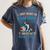 Boston Terrier American Gentleman Bibliophile Book Lover Women's Comfort Colors T-Shirt Denim