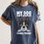 Boston Terrier American Gentleman Dog Lover I'm Well Trained Women's Comfort Colors T-Shirt Denim