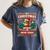 Boston Terrier My Christmas Spirit Dog Santa Claus X-Mas Women's Comfort Colors T-Shirt Denim