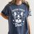 Boston Terrier Dad Boston Terrier Women's Comfort Colors T-Shirt Denim