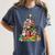 Boston Terrier Dog Christmas Tree Lights Xmas Pajama For Men Women Kids Women's Comfort Colors T-Shirt Denim