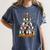 Boston Terrier Dog Christmas Tree Santa Hat Xmas Pajama Men Women Kids Women's Comfort Colors T-Shirt Denim