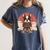 Boston Terrier Dog Japanese Style Samurai Dogs Women's Comfort Colors T-Shirt Denim