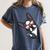 Boston Terrier Dog From Side Boston Bull Women's Comfort Colors T-Shirt Denim