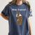 Boston Terrier Who Farted Women's Comfort Colors T-Shirt Denim