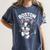 Boston Terrier Girl Cute Cartoon For Dog Owners Pet Terrier Women's Comfort Colors T-Shirt Denim