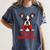 Boston Terrier Grandma Dog Lovers Puppy Bostie Owner Women's Comfort Colors T-Shirt Denim
