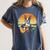 Boston Terrier Guitar Retro Women's Comfort Colors T-Shirt Denim