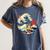 Boston Terrier Japanese Kanagawa Wave Surf Loyal Dog Men Women Kids Women's Comfort Colors T-Shirt Denim