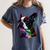 Boston Terrier Lovers Colorful Pop Art Boston Terrier Women's Comfort Colors T-Shirt Denim