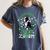 My Boston Terrier Is My Lucky Charm Paw Dog St Patrick's Day Women's Comfort Colors T-Shirt Denim