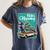 Boston Terrier Merry Christmas Tree Truck Dog X-Mas Women's Comfort Colors T-Shirt Denim
