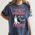 Boston Terrier Mom American Gentleman Dog Lover Mother's Day Women's Comfort Colors T-Shirt Denim