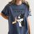Boston Terrier Mom Dogs Mum Woman Women's Comfort Colors T-Shirt Denim