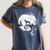Boston Terrier And Moon Halloween Costume Dog Lover Women's Comfort Colors T-Shirt Denim