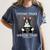 Boston Terrier Mug Shot Guilty Dog Women's Comfort Colors T-Shirt Denim