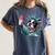 Boston Terrier Selfie Statue Of Liberty 4th Of July American Women's Comfort Colors T-Shirt Denim