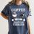 Boston Terrier Shirt Coffee And Boston Terrier Cute Dog For Men Women Girls Kids Women's Comfort Colors T-Shirt Denim