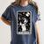 Boston Terrier Tarot Card Star With The Moon Men Women Kids Women's Comfort Colors T-Shirt Denim