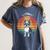 Boston Terrier UFO Alien Boston Terrier Dog Mom Dad Women's Comfort Colors T-Shirt Denim