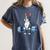 Boston Terrier Weightlifting Deadlift Men Fitness Gym Women's Comfort Colors T-Shirt Denim