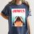 Boston Terriers Jowls Dog Mom Dog Dad Women's Comfort Colors T-Shirt Denim