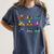 Boston Terriers Yoga Asana Pose And Meditation Women's Comfort Colors T-Shirt Denim