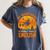 My Broom Broke So Now I Teach English Halloween Teacher Women's Comfort Colors T-Shirt Denim