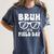 Bruh It's Field Day Teacher Boys Girls Kids Happy Field Day Women's Comfort Colors T-Shirt Denim