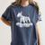 Bull Terrier Skeleton Birthday Halloween Kids Women's Comfort Colors T-Shirt Denim