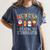 All Is Calm Xmas Kindergarten Christmas Season Teacher Women's Comfort Colors T-Shirt Denim All Is Calm Xmas Kindergarten Christmas Season Teacher Women's Comfort Colors T-Shirt Denim