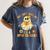 You Can't Scare Me I'm A SPED Teacher Halloween Ghost Women's Comfort Colors T-Shirt Denim