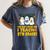 You Can't Scare Me I Teach 5th Grade Teacher Halloween Women's Comfort Colors T-Shirt Denim