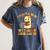 You Can't Scare Me I Teach Kindergarten Halloween Teacher Women's Comfort Colors T-Shirt Denim