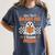 You Can't Scare Me I Teach Music Retro Teacher Halloween Women's Comfort Colors T-Shirt Denim
