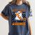 You Can't Scare Me I Teach Science Retro Teacher Halloween Women's Comfort Colors T-Shirt Denim
