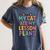 My Cat Ate My Lesson Plans Teacher Cat Humor Women's Comfort Colors T-Shirt Denim