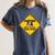 Caution Sign Boston Terrier Dog Bostie Puppy Women's Comfort Colors T-Shirt Denim