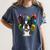 Celebration Event Birthday Party Boston Terrier Women's Comfort Colors T-Shirt Denim