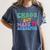 Chaos But Make It Academic Teacher Back To School Women's Comfort Colors T-Shirt Denim Chaos But Make It Academic Teacher Back To School Women's Comfort Colors T-Shirt Denim